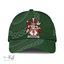 Irish Bergin Coat Of Arms - Irish Family Crest St Patrick's Day Irish Cap