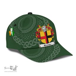 Irish Brooke Coat Of Arms - Irish Family Crest St Patrick's Day Irish Cap