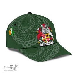 Irish Blunden Coat Of Arms - Irish Family Crest St Patrick's Day Irish Cap