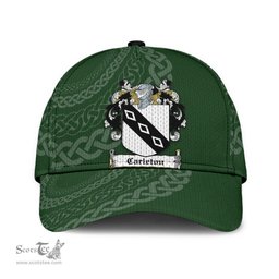 Irish Carleton Coat Of Arms - Irish Family Crest St Patrick's Day Irish Cap