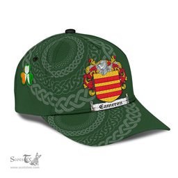 Irish Cameron Coat Of Arms - Irish Family Crest St Patrick's Day Irish Cap