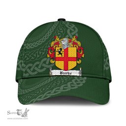 Irish Burke Coat Of Arms - Irish Family Crest St Patrick's Day Irish Cap