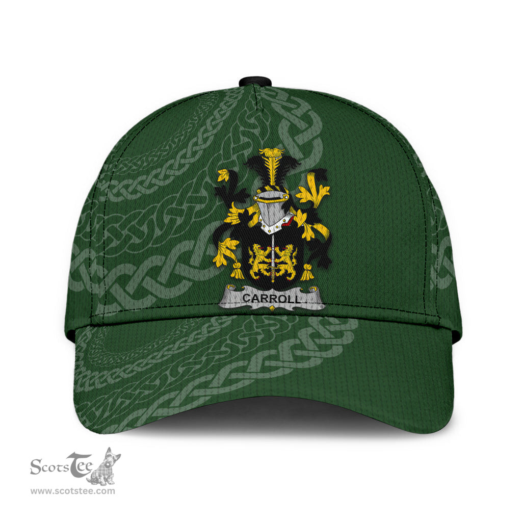 Irish Carroll Coat Of Arms - Irish Family Crest St Patrick's Day Irish Cap