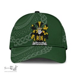 Irish Carroll Coat Of Arms - Irish Family Crest St Patrick's Day Irish Cap