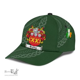 Irish Berry Coat Of Arms - Irish Family Crest St Patrick's Day Irish Cap