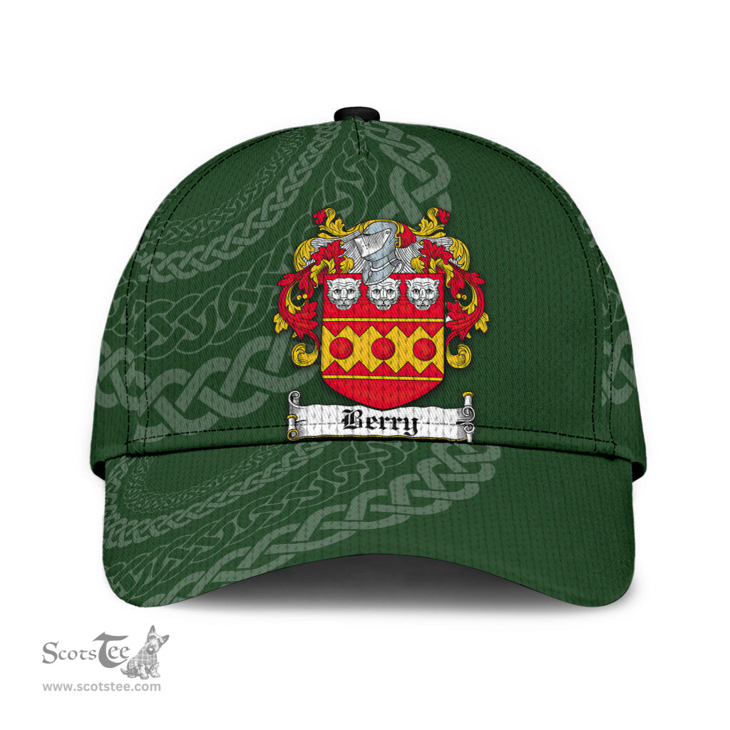 Irish Berry Coat Of Arms - Irish Family Crest St Patrick's Day Irish Cap