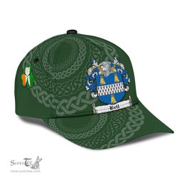 Irish Bell Coat Of Arms - Irish Family Crest St Patrick's Day Irish Cap