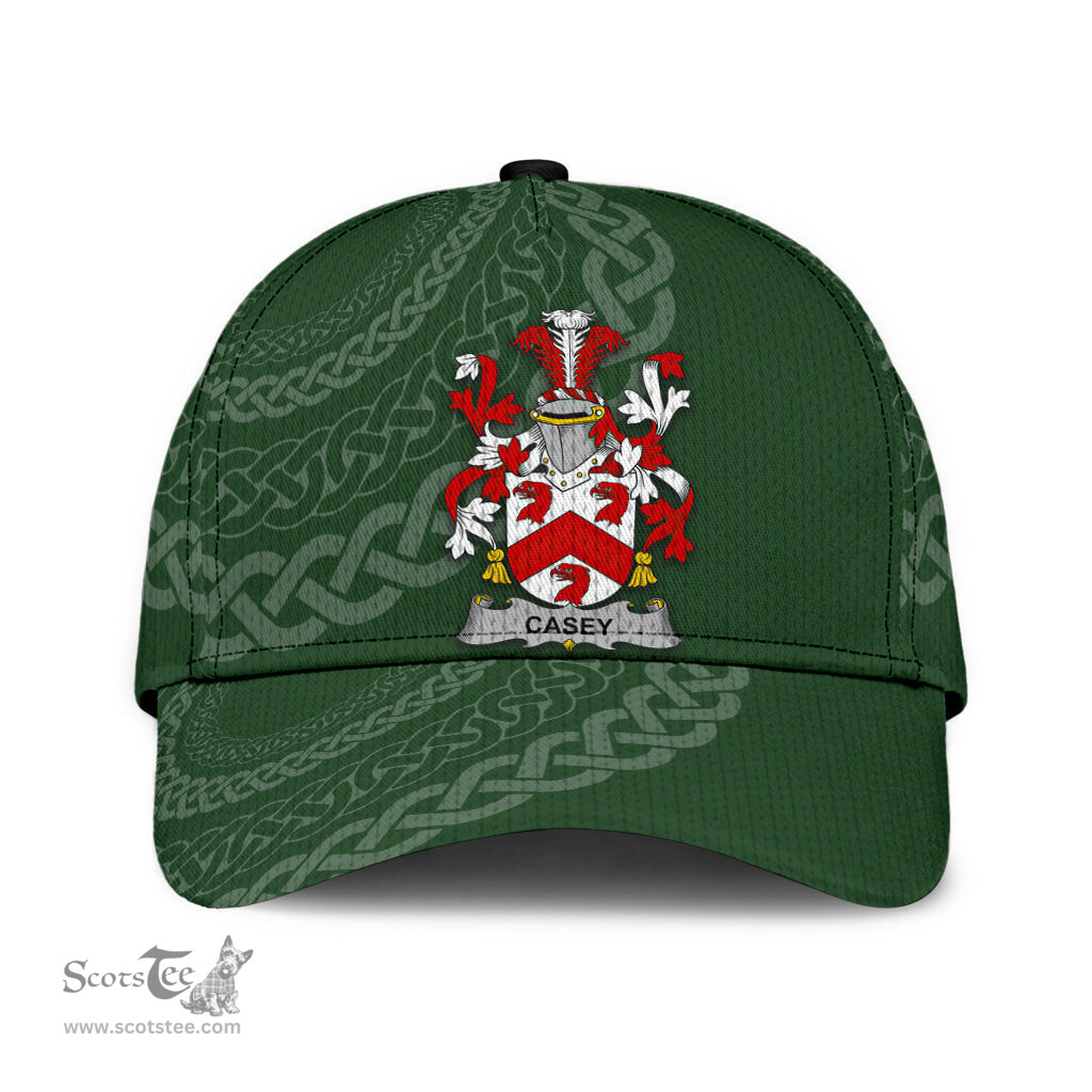 Irish Casey Coat Of Arms - Irish Family Crest St Patrick's Day Irish Cap
