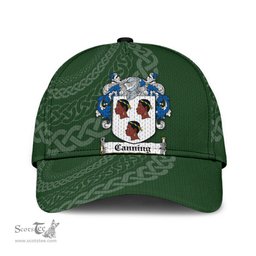 Irish Canning Coat Of Arms - Irish Family Crest St Patrick's Day Irish Cap