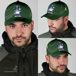 Irish Cahill Coat Of Arms - Irish Family Crest St Patrick's Day Irish Cap