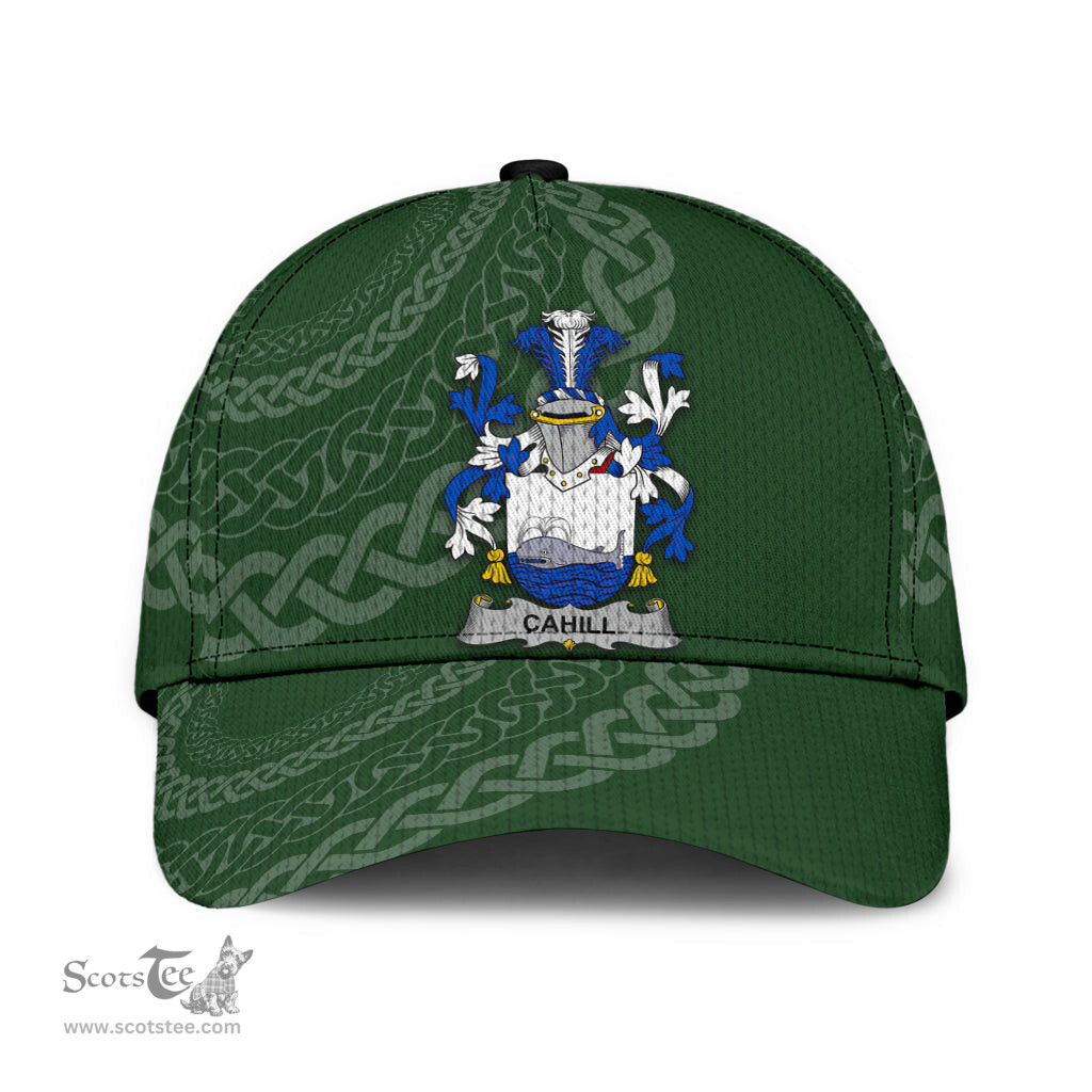 Irish Cahill Coat Of Arms - Irish Family Crest St Patrick's Day Irish Cap