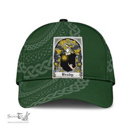 Irish Brady Coat Of Arms - Irish Family Crest St Patrick's Day Irish Cap