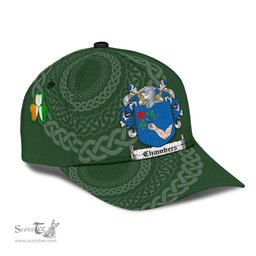 Irish Chambers Coat Of Arms - Irish Family Crest St Patrick's Day Irish Cap