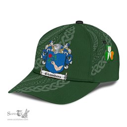 Irish Chambers Coat Of Arms - Irish Family Crest St Patrick's Day Irish Cap
