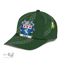 Irish Black Coat Of Arms - Irish Family Crest St Patrick's Day Irish Cap