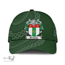 Irish Brophy Coat Of Arms - Irish Family Crest St Patrick's Day Irish Cap