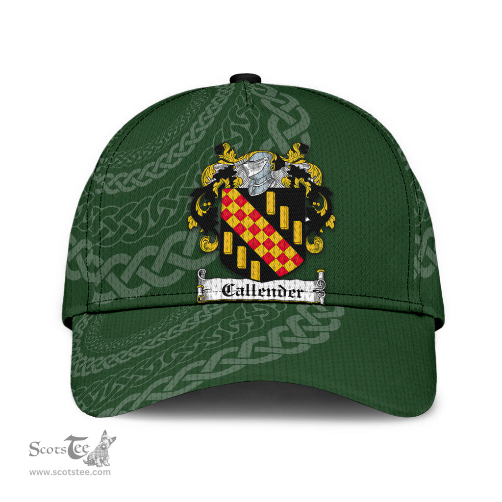 Irish Callender Coat Of Arms - Irish Family Crest St Patrick's Day Irish Cap