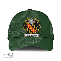 Irish Callender Coat Of Arms - Irish Family Crest St Patrick's Day Irish Cap