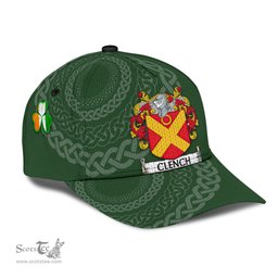 Irish Clench Coat Of Arms - Irish Family Crest St Patrick's Day Irish Cap