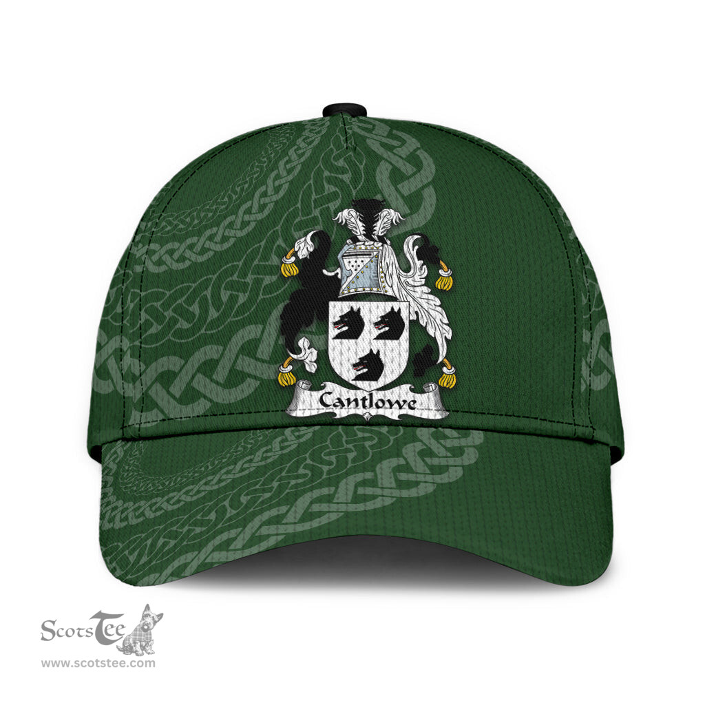 Irish Cantlowe Coat Of Arms - Irish Family Crest St Patrick's Day Irish Cap