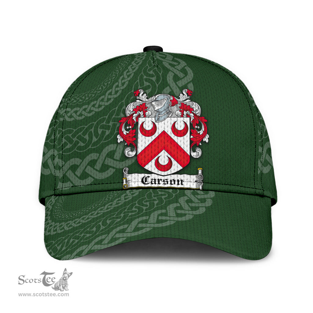 Irish Carson Coat Of Arms - Irish Family Crest St Patrick's Day Irish Cap