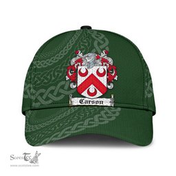 Irish Carson Coat Of Arms - Irish Family Crest St Patrick's Day Irish Cap