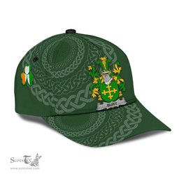 Irish Bury Coat Of Arms - Irish Family Crest St Patrick's Day Irish Cap