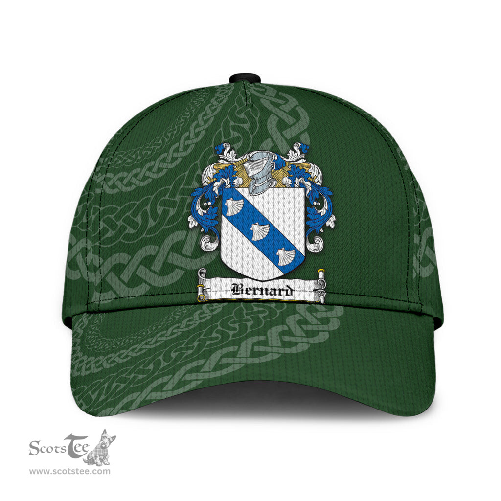 Irish Bernard Coat Of Arms - Irish Family Crest St Patrick's Day Irish Cap