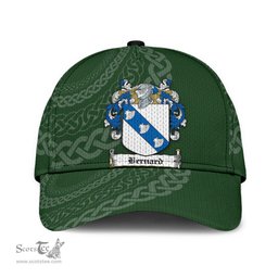 Irish Bernard Coat Of Arms - Irish Family Crest St Patrick's Day Irish Cap