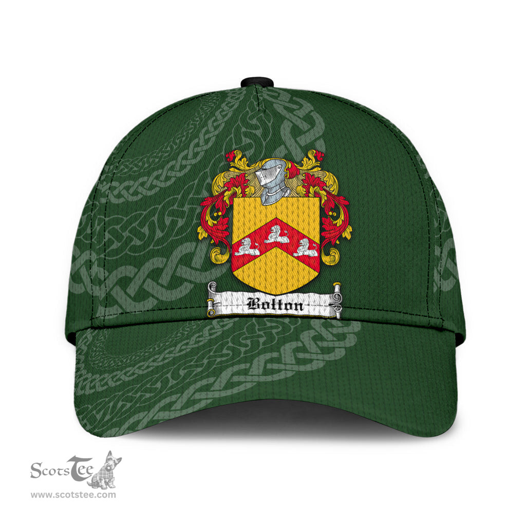 Irish Bolton Coat Of Arms - Irish Family Crest St Patrick's Day Irish Cap