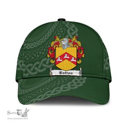 Irish Bolton Coat Of Arms - Irish Family Crest St Patrick's Day Irish Cap