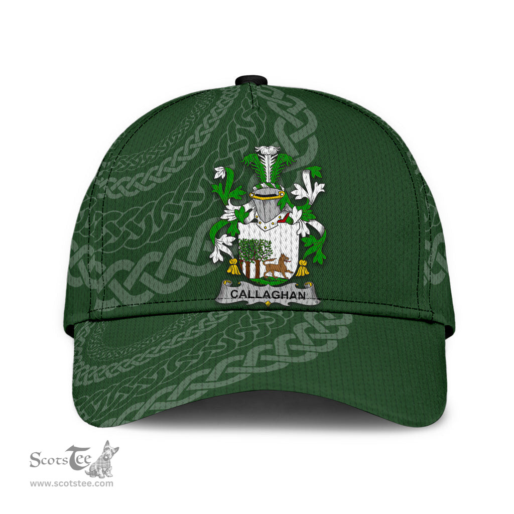Irish Callaghan Coat Of Arms - Irish Family Crest St Patrick's Day Irish Cap