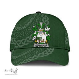 Irish Callaghan Coat Of Arms - Irish Family Crest St Patrick's Day Irish Cap