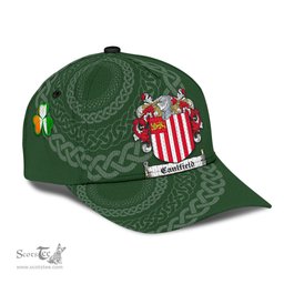 Irish Caulfield Coat Of Arms - Irish Family Crest St Patrick's Day Irish Cap