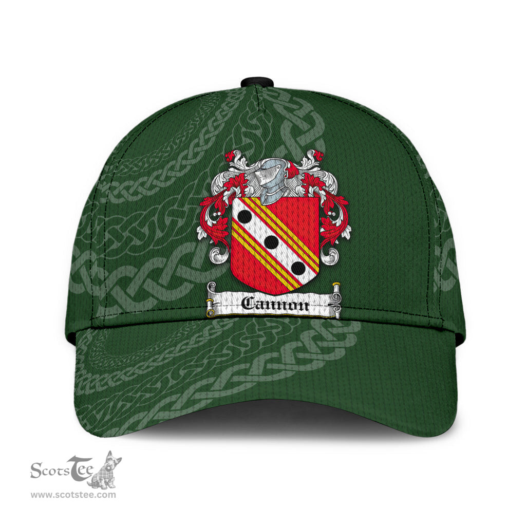 Irish Cannon Coat Of Arms - Irish Family Crest St Patrick's Day Irish Cap