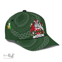 Irish Cadwell Coat Of Arms - Irish Family Crest St Patrick's Day Irish Cap