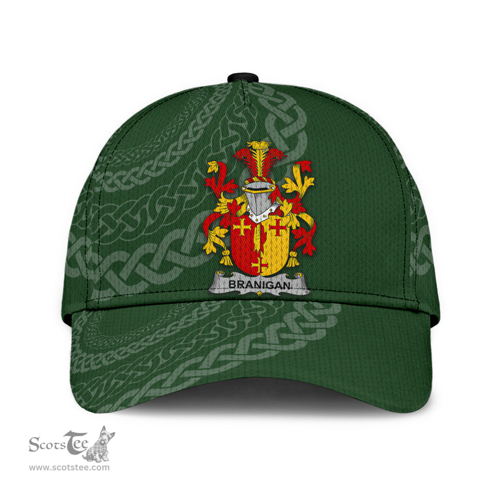 Irish Branigan Coat Of Arms - Irish Family Crest St Patrick's Day Irish Cap