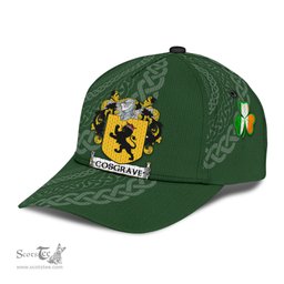 Irish Cosgrave Coat Of Arms - Irish Family Crest St Patrick's Day Irish Cap