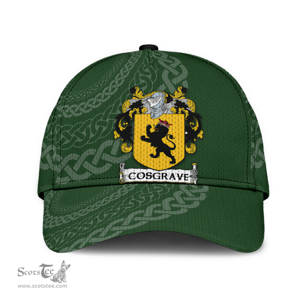 Irish Cosgrave Coat Of Arms - Irish Family Crest St Patrick's Day Irish Cap