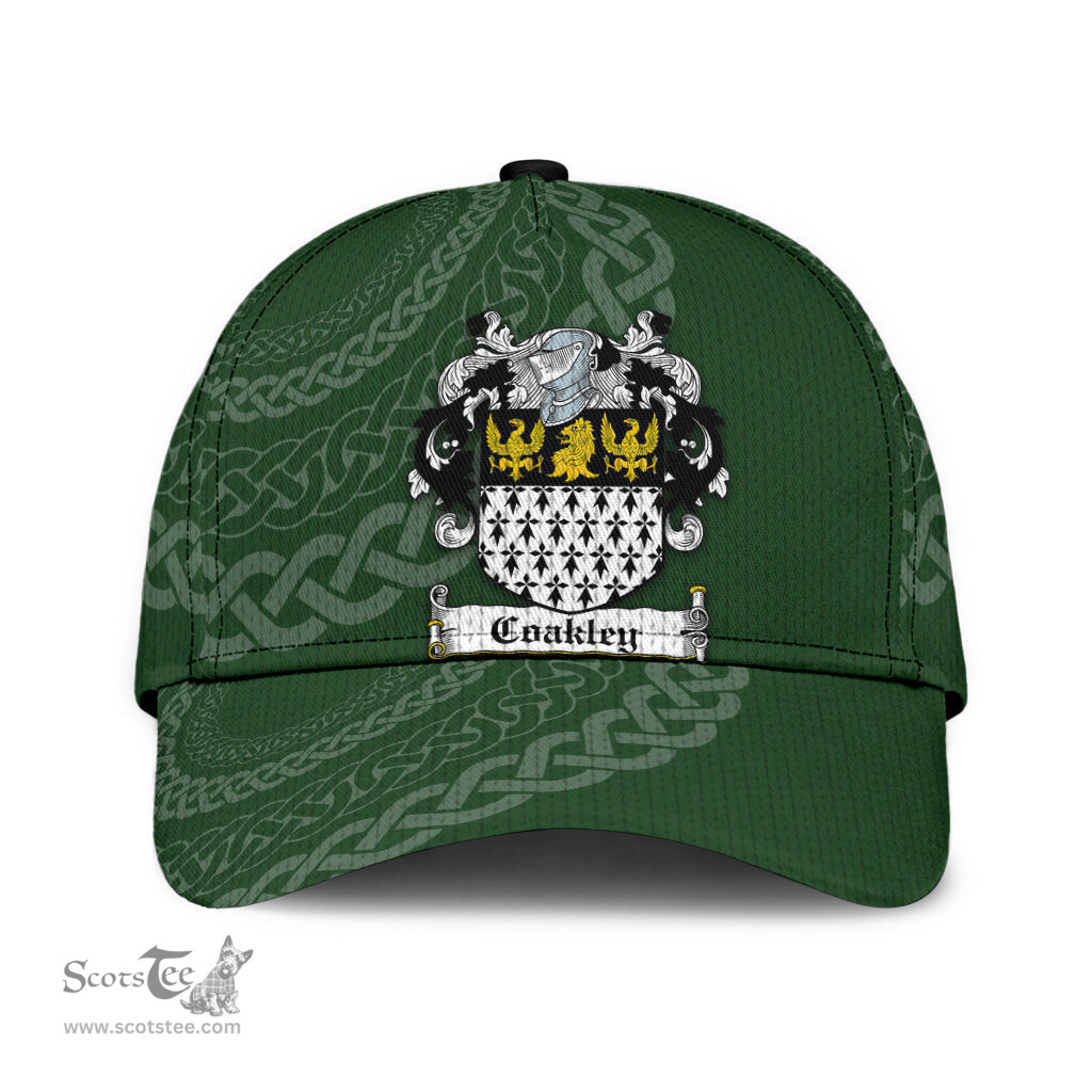 Irish Coakley Coat Of Arms - Irish Family Crest St Patrick's Day Irish Cap