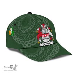 Irish Esmonde Coat Of Arms - Irish Family Crest St Patrick's Day Irish Cap
