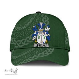 Irish Dea Coat Of Arms - Irish Family Crest St Patrick's Day Irish Cap