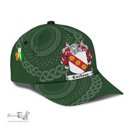 Irish Cocksey Coat Of Arms - Irish Family Crest St Patrick's Day Irish Cap