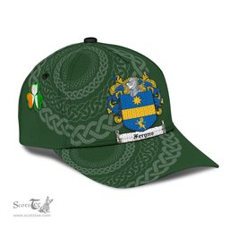 Irish Fergus Coat Of Arms - Irish Family Crest St Patrick's Day Irish Cap