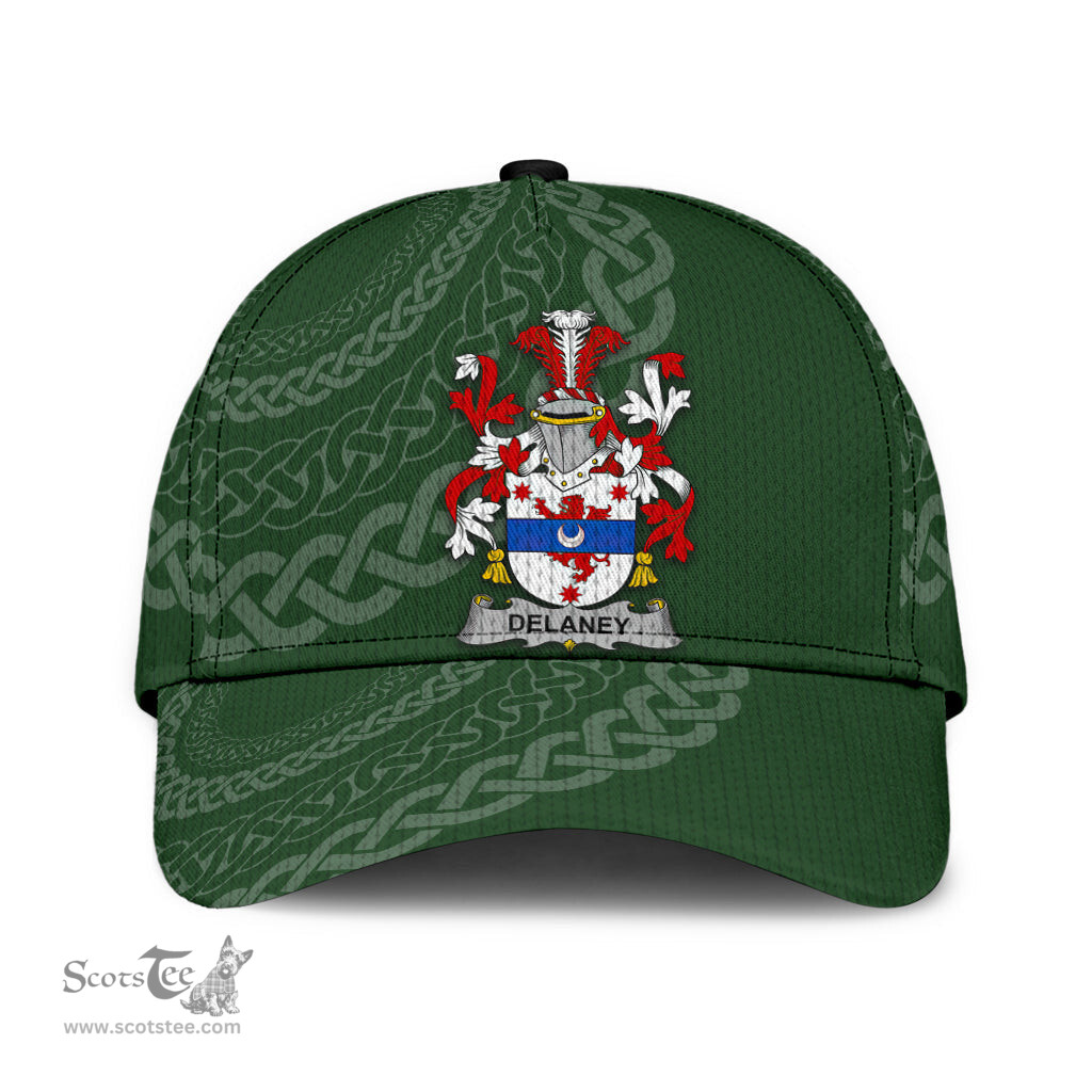 Irish Delaney Coat Of Arms - Irish Family Crest St Patrick's Day Irish Cap