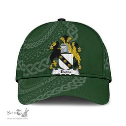Irish Evers Coat Of Arms - Irish Family Crest St Patrick's Day Irish Cap