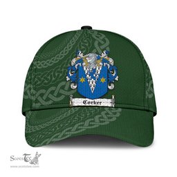 Irish Corker Coat Of Arms - Irish Family Crest St Patrick's Day Irish Cap