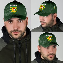 Irish Donegal Coat Of Arms - Irish Family Crest St Patrick's Day Irish Cap