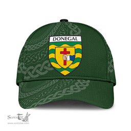 Irish Donegal Coat Of Arms - Irish Family Crest St Patrick's Day Irish Cap
