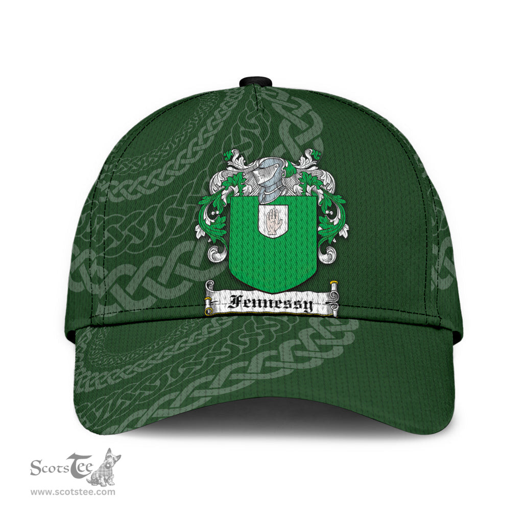Irish Fennessy Coat Of Arms - Irish Family Crest St Patrick's Day Irish Cap